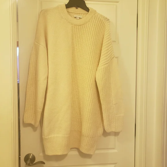 open lace back dress Saodimallsu Womens Oversized Sweater Dress Fall V Neck Long Sleeve Ribbed  Knit Casual Loose Tunic Mini Dresses Beige at Amazon Women's Clothing store